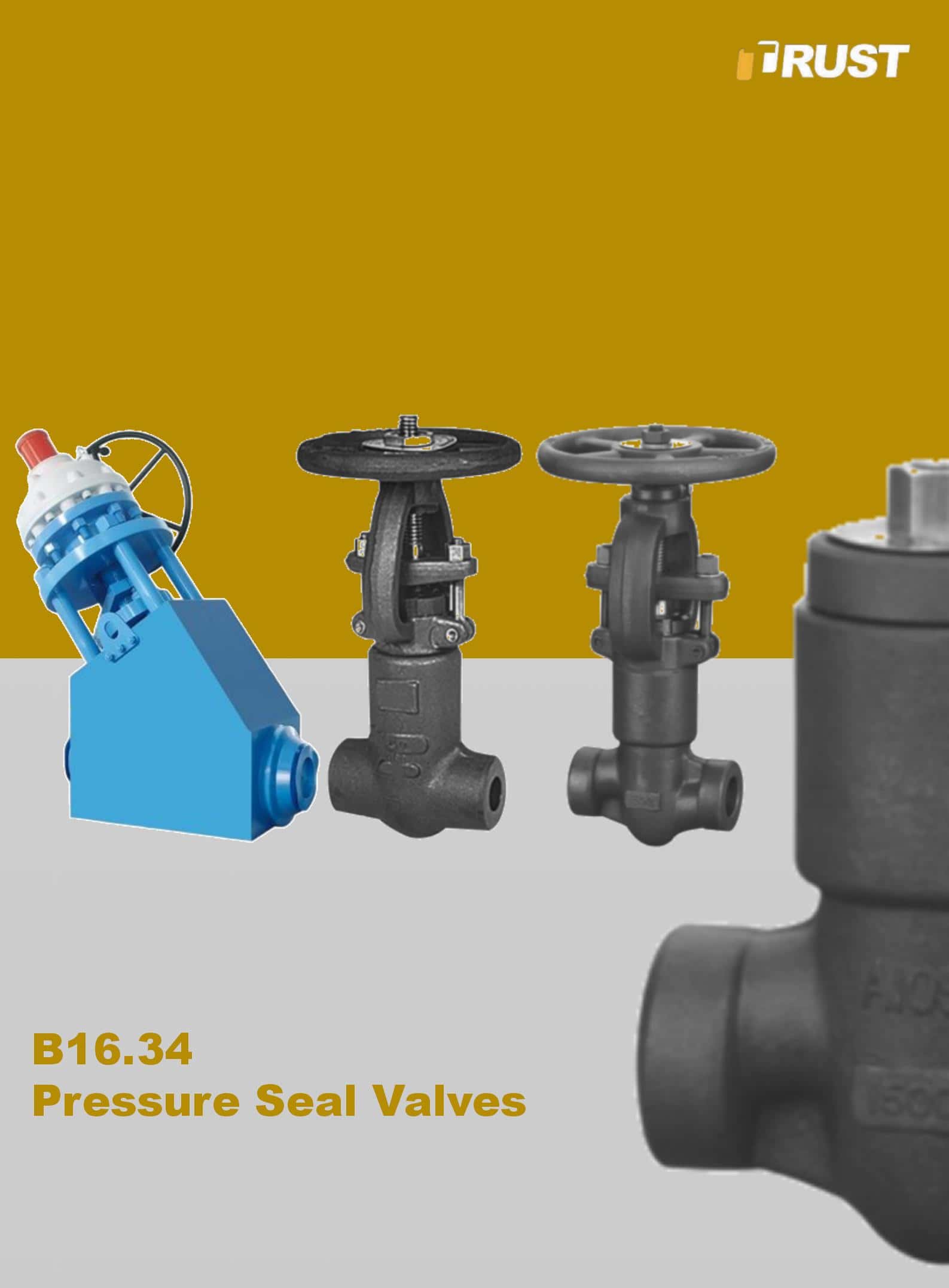 Válvulas de vedação por pressão