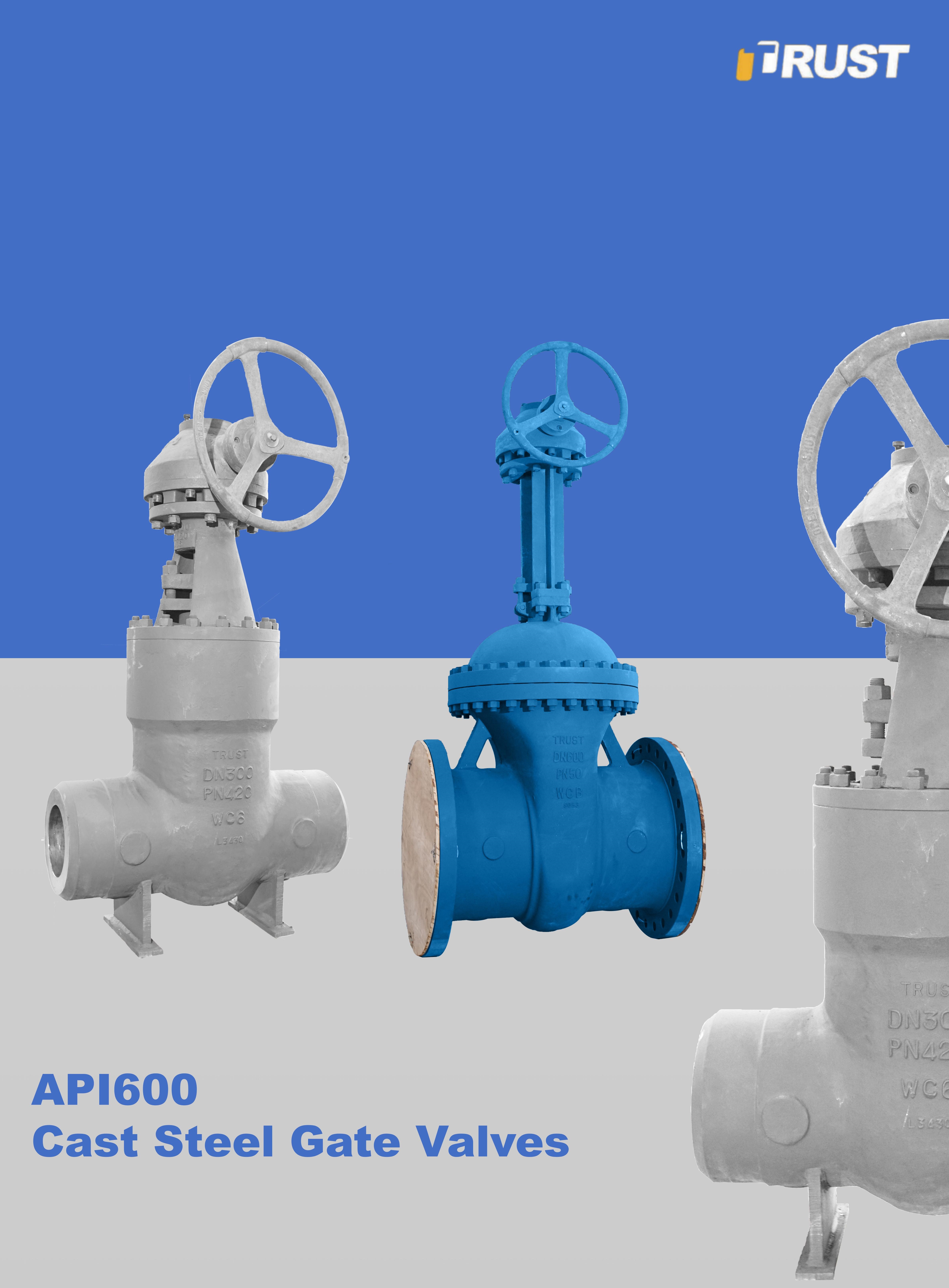 Válvulas de gaveta em aço fundido