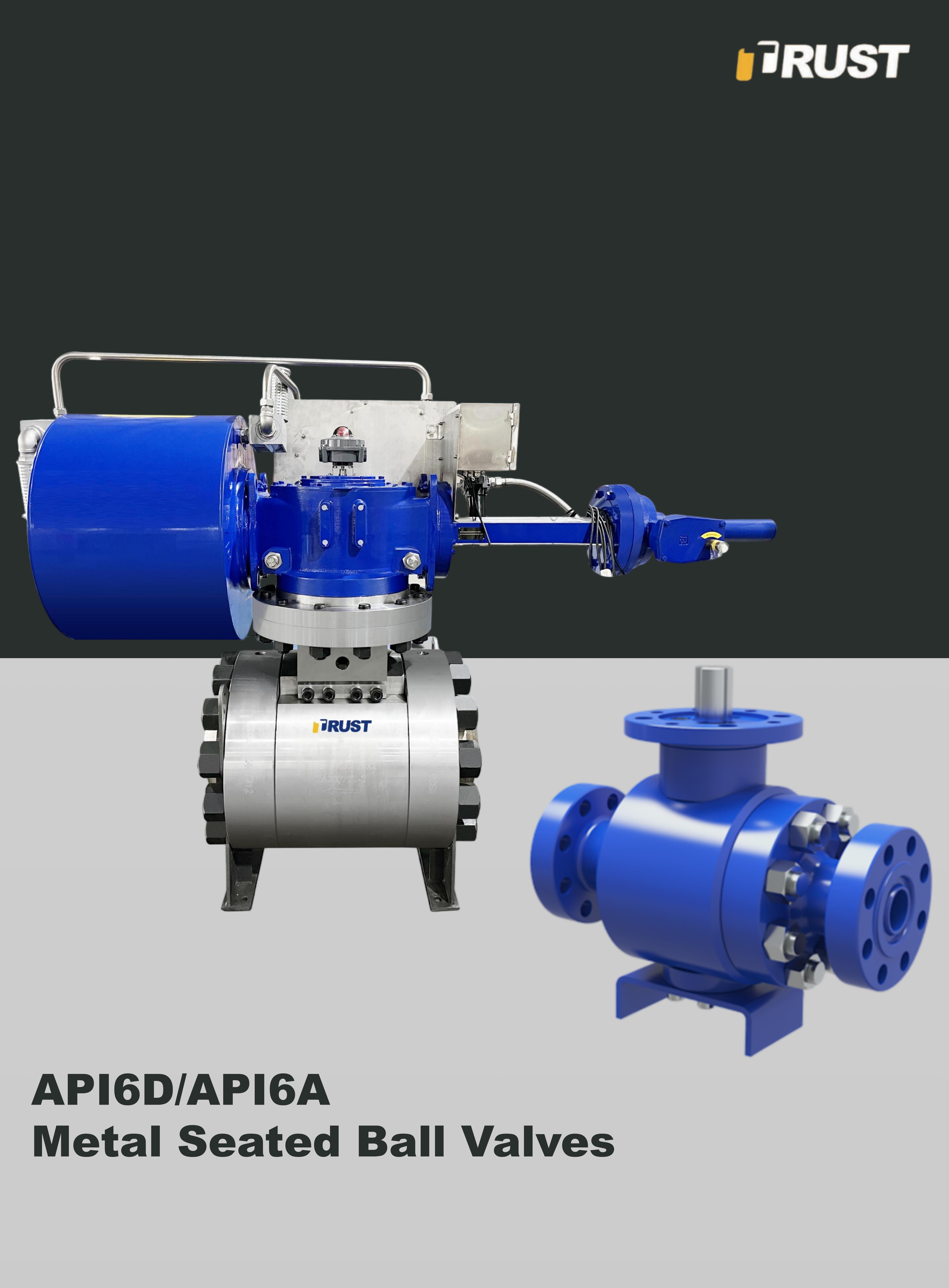 Válvulas de esfera com sede metálica para serviços severos